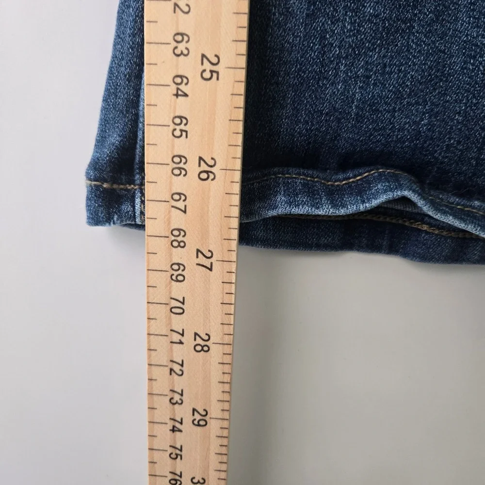 Liverpool Los Angeles Petite Flare Wide‎ Leg Jeans Dark Wash Indigo 14P/32 Denim